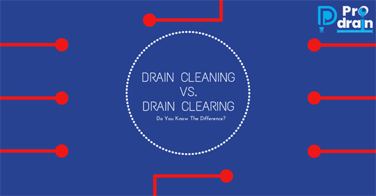 Drain Cleaning vs. Drain Clearing